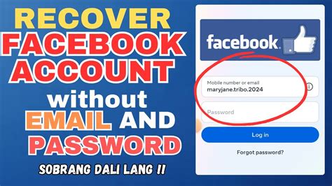 HOW TO RECOVER FACEBOOK ACCOUNT WITHOUT EMAIL AND PASSWORD FULL