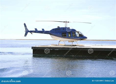 Tour Helicopter, Great Barrier Reef Stock Image - Image of helicopter ...