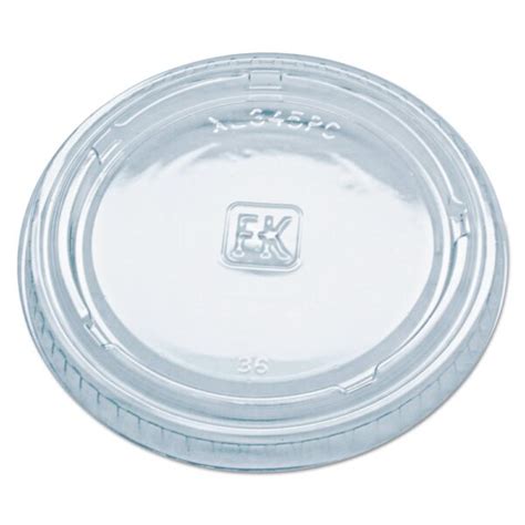 Fabri Kal XL345PC Portion Cup Clear Plastic Lid Holliston S Inc