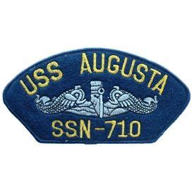 USS Augusta SSN-710 Hat Patch - New Ship Patches - PriorService.com