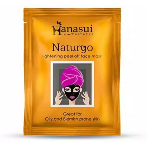 Jual Masker Hanasui Naturgo Lightening Peel Off Mask Lumpur Bpom