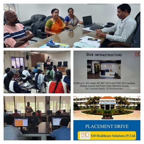 healthcare solutions placement drive agni college  technology