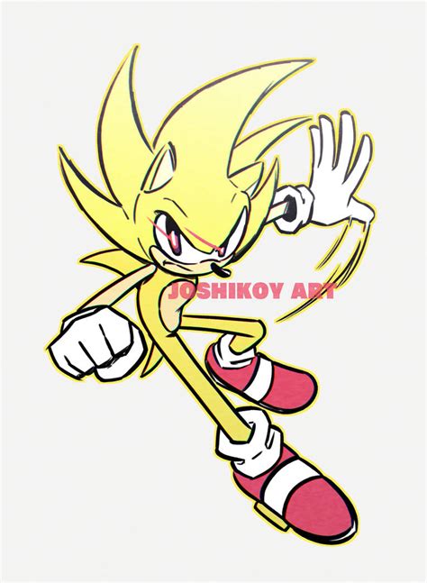 Super Sonic Sketch by Joshikoy on DeviantArt