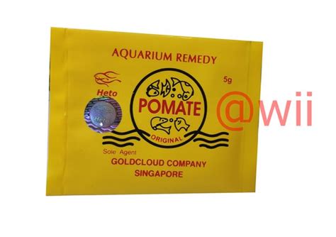 Jual Pomate Asli Obat Ikan Hias Koi Arwana Anti Biotik Jamur Ori