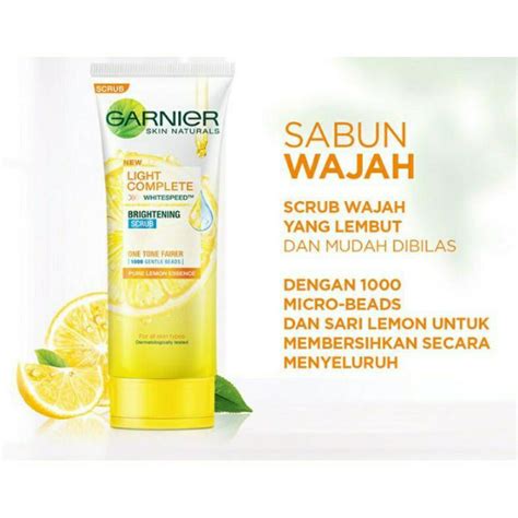 Jual Garnier Light Complete White Speed Brightening Facial Foam Ml