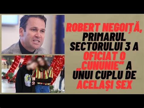 Robert Negoiță primarul sectorului 3 a oficiat o cununie a unui