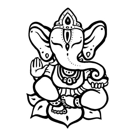 Ganesha Coloring Pages Print For Free Wonder Day