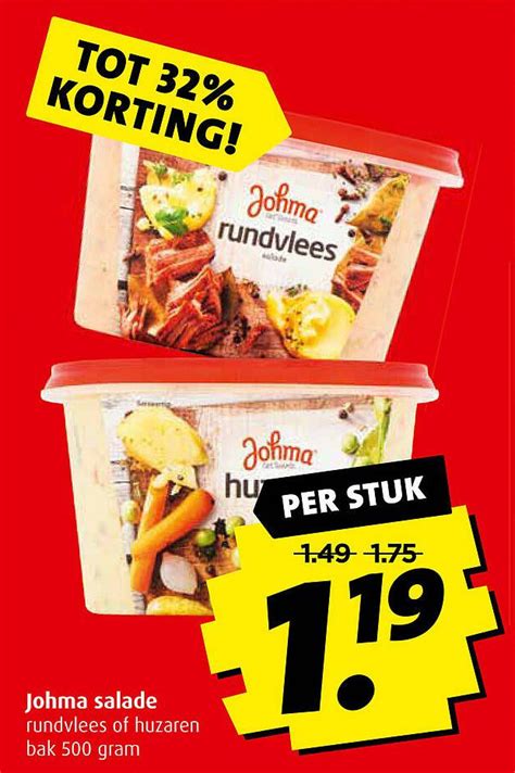 Johma Salade Aanbieding Bij Boni