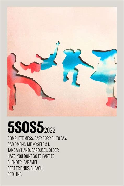 5sos5 Minimalist Poster Album Cover Minimalist Poster 5 Seconds Of