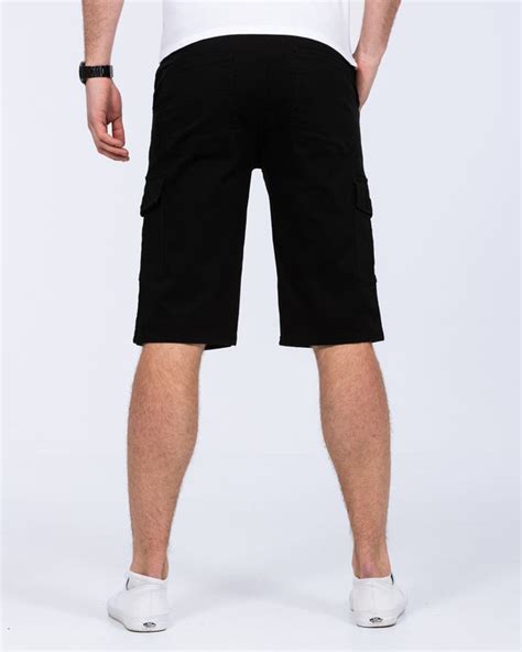 2t Mateo Tall Mens Extra Long Cargo Shorts Black 13 15 Inch Inseam Tall Mens Clothing