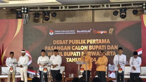 Debat Kedua Pilkada Purwakarta Digelar Malam Ini Berikut Tema Yang