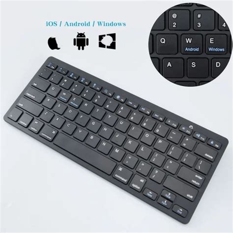 Jual Keyboard Wireless Bluetooth Ultra Slim Multi Device Keyboard