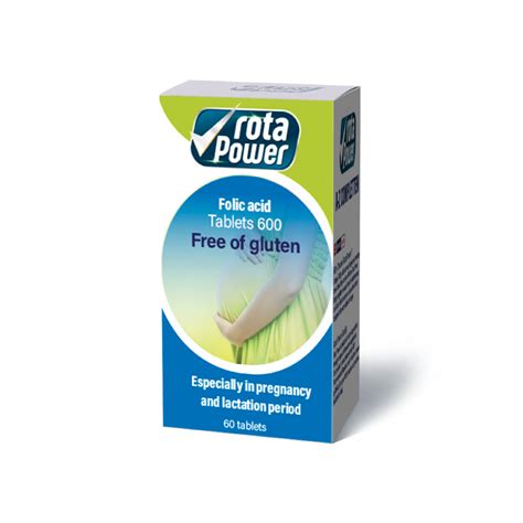 Rotapower Folic Acid 600 Tablets Rotabiogen