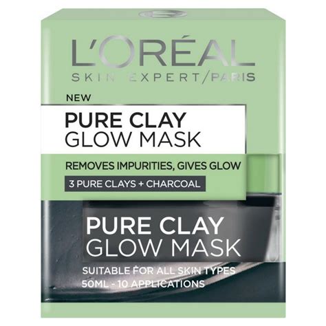 L Oréal Paris Skin Cleansing Pure Clay Glow Mask 50 Ml