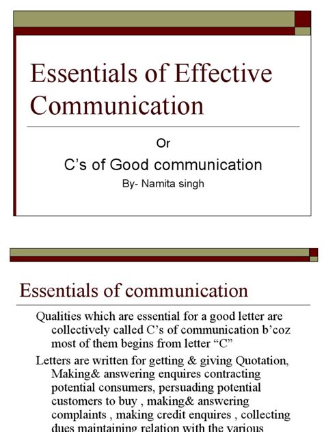 Essentials Of Effective Communication Pdf Semiotics Communication