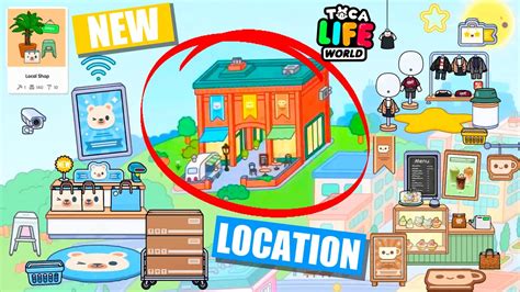 New Location In Toca Boca New Local Shop New House Design In Toca