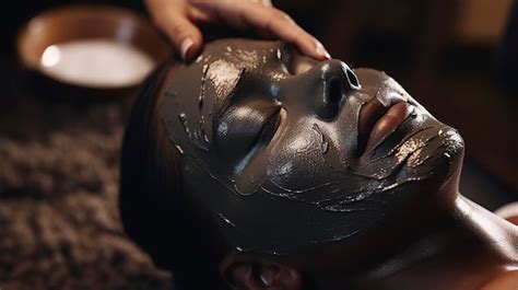 Premium Ai Image A Photo Of A Spa Therapist Applying A Mud Mask