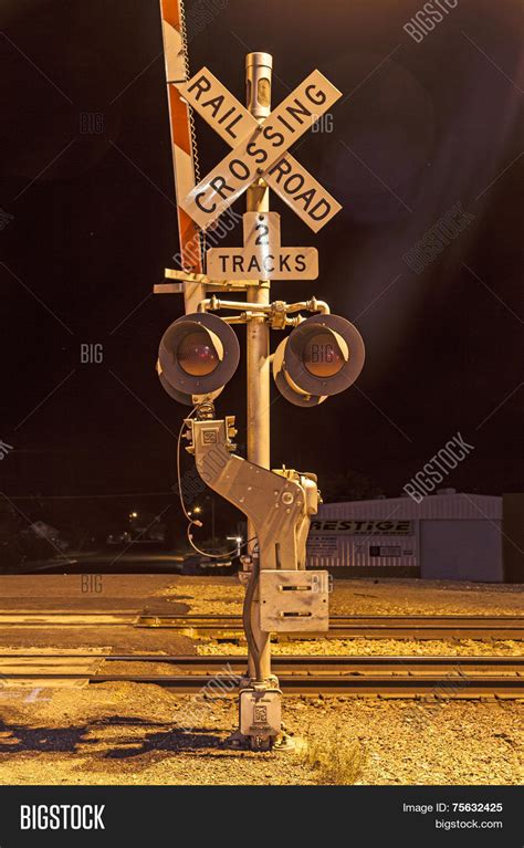 Railroad Crossing By Image And Photo Free Trial Bigstock