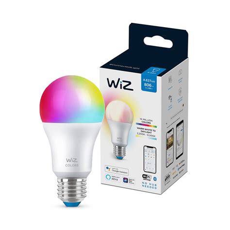 Ripley Foco Inteligente Led Bulb Wiz Wifi Color Rgb W E Lumen