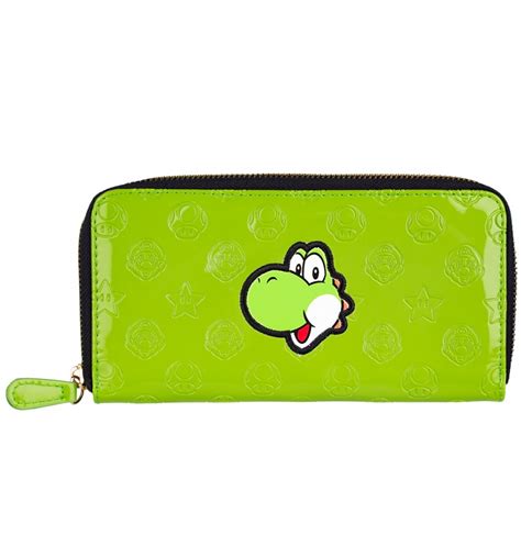 Green Nintendo Yoshi Zip Up Wallet - SciFind