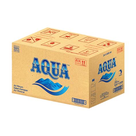 Jual Aqua Air Mineral Botol Ml Box X Ml Di Seller Bliblimart