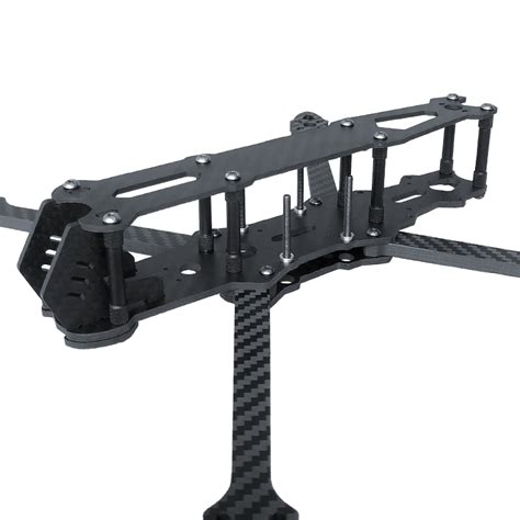 rjx mark   mm carbon fiber twill matte frame kit  rc fpv