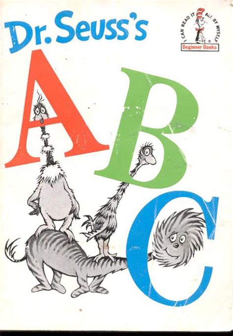 Dr Seusss Abc Softcover Beginner Books Dr Seuss Books Alphabet Book