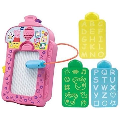 VTECH MALTAFEL TABLEAU DE DESSIN POUR ENFANT PEPPA PIG CONTENU ÉDUCATI