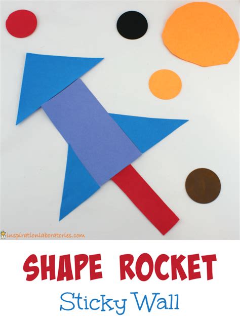 Shape Rocket Sticky Wall Inspiration Laboratories Space Crafts