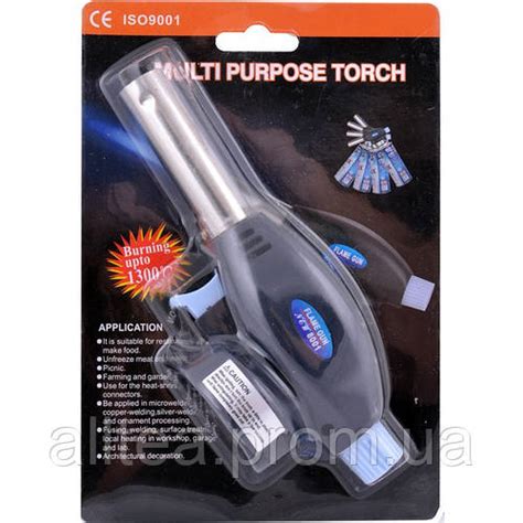 Купить Горелка с пьезоподжигом для газового баллона N-9005 at, цена 403 ...