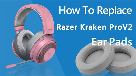 How To Replace Razer Kraken Pro V2 Headphones Ear Pads Cushions Geekria Youtube