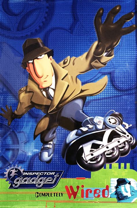 Early Inspector Gadget 1999 film poster that presents a mix between the ...