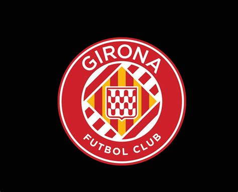 Girona club logo símbolo la liga España fútbol americano resumen diseño ...