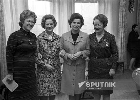 Vnikolayeva Tereshkova And Guests From Finland Sputnik Mediabank