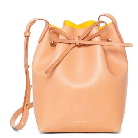 MG Mansur Gavriel Cammello Mini Bucket Bag In Sun Yellow Women S