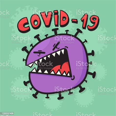 화가 벡터 바이러스 Covid 19에 대한 스톡 벡터 아트 및 기타 이미지 Covid 19 감기와 독감 건강관리와 의술