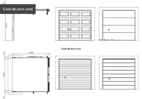 Door Section Cad Block