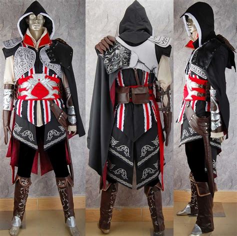 Oasis Costume Assassins Creed Ezio Cosplay Costume Ezio Black Edition