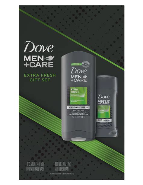 Dove Mencare Extra Fresh T Set With Refreshing Body Face Wash And