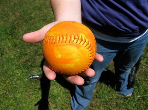 Colored Softballs Impoving Batting Average 7 Steps Instructables