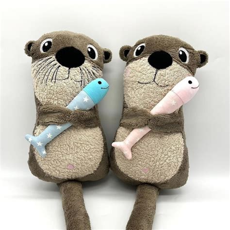 Otter Weighted Stuffed Animal - Etsy