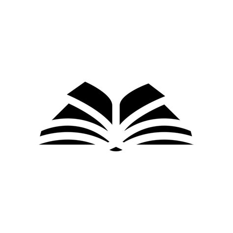 Open Book Glyph Icon Vector Illustration 8243925 Vector Art At Vecteezy