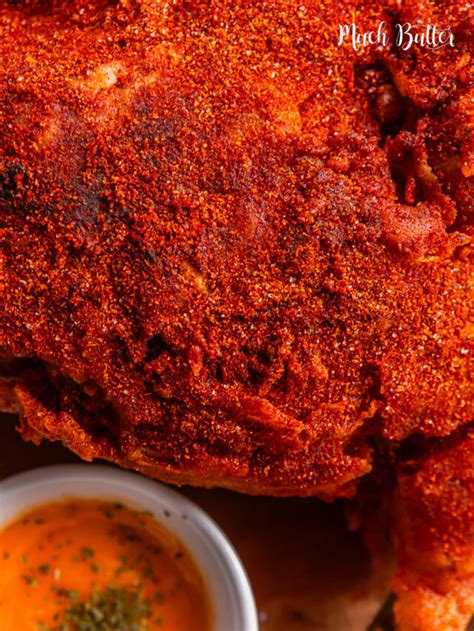 Spicy Deep Fried Whole Chicken - Much Butter