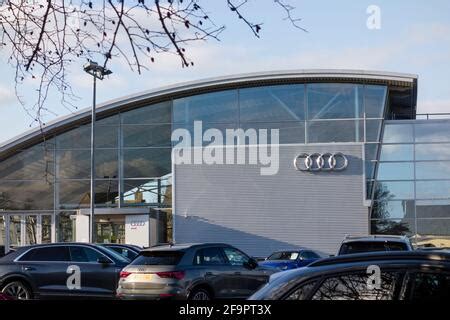 Tetbury Audi Dealership Showroom, Gloucestershire, UK Stock Photo - Alamy