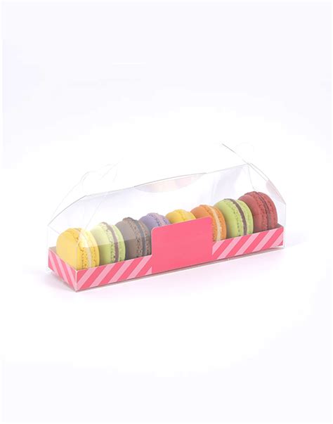 Emballage Transparent Macarons Te Macarons Aux D Cors Color S