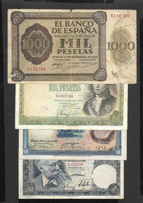 Spain X X Pesetas Various Dates Catawiki