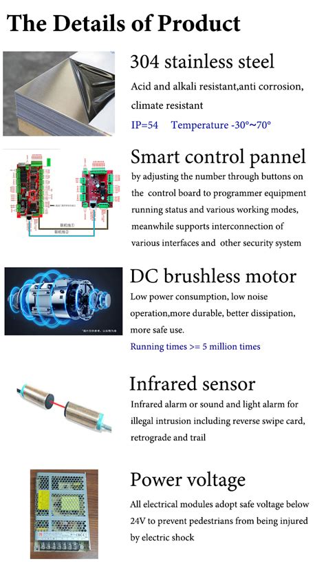 Arm Turnstile System Speed Gate Tripod Turnstile Access Control