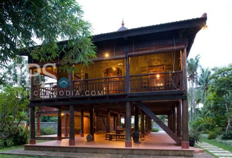 Heritage Wooden House For Rent Wat Damnak Village Siem Reap | IPS Cambodia