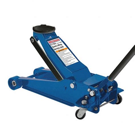 Westward Heavy Duty Steel Hydraulic Service Jack With Lifting Capacity