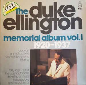 The Duke Ellington Memorial Album, Vol. I (1920-1937) | Discogs